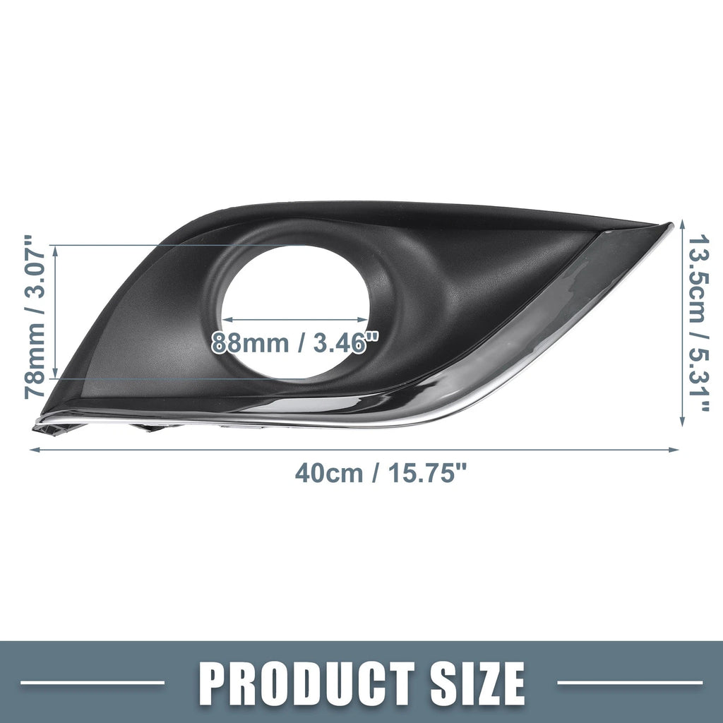Set of 2 Fog Light Grille Cover Trim for Nissan Versa (2015–2018)