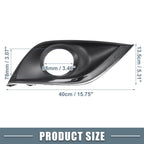 Set of 2 Fog Light Grille Cover Trim for Nissan Versa (2015–2018)