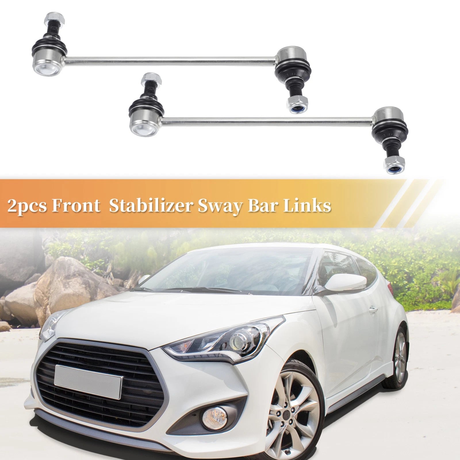 2pcs Front Stabiliser Sway Bar Link for Hyundai Elantra (2007–2010) No.K750032