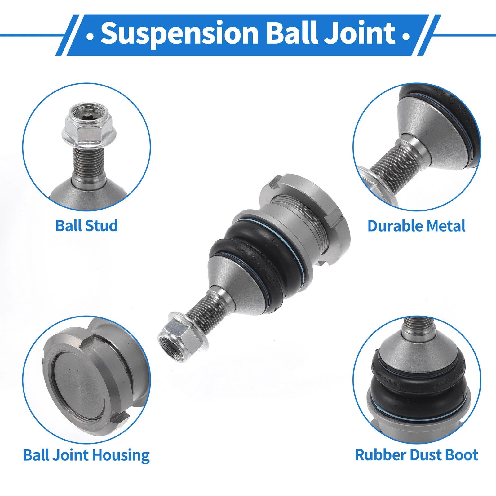 2X Front Lower Ball Joints for Mercedes-Benz GL-Class (2005–2012) No. 1643520127