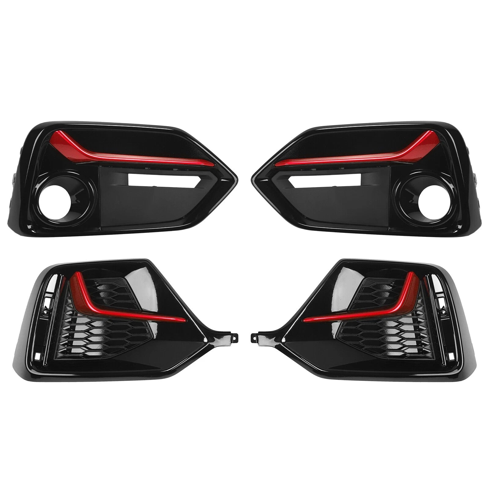 Fog Light Garnish Covers for Honda Civic Hatchback (2017–2021)