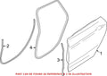 Rear Outer Door Seal for BMW 428i Gran Coupe (2014–2020)