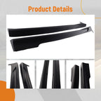 Lower Side Skirt Panel Extension for Infiniti Q50 (2014–2023) Matte Black