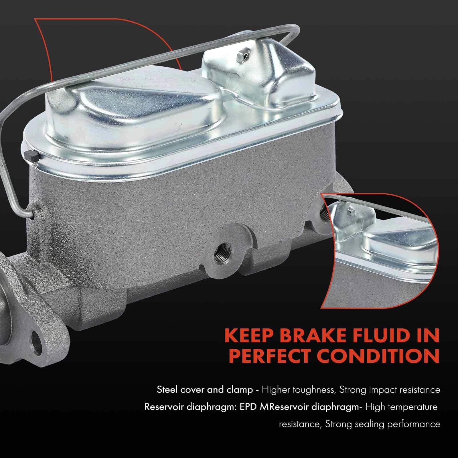 Brake Master Cylinder with Reservoir for Jeep Cherokee (1990–1994)