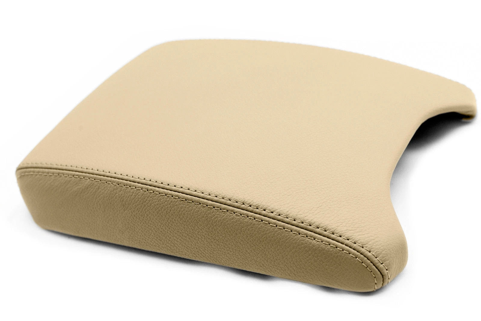 Leather Synthetic Center Console Armrest Cover for BMW X5 (2000–2006) Beige