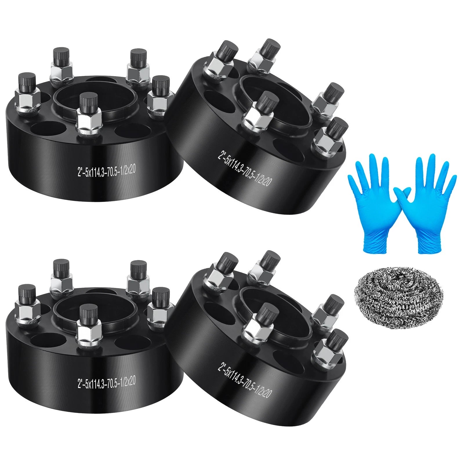 2" 5x4.5 Hub Centric Wheel Spacers for 2001–2001 Ford Explorer Sport (4PC)