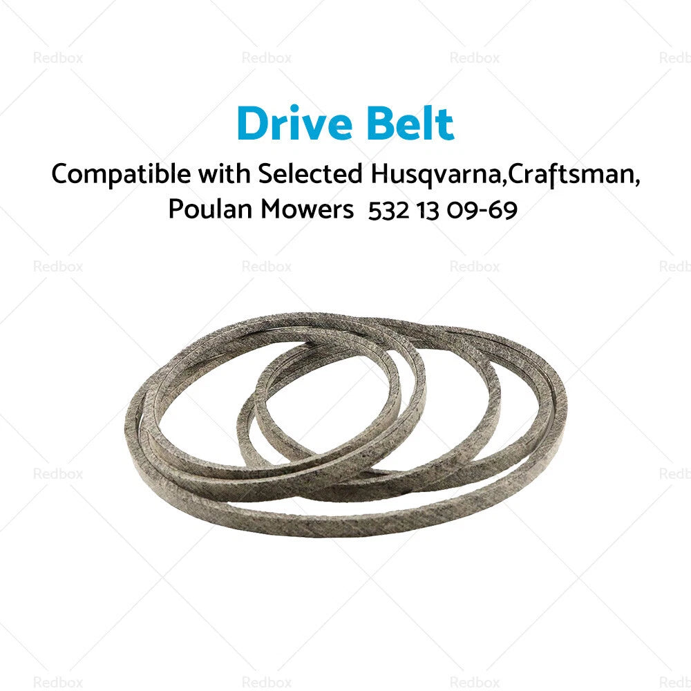 Drive Belt 532 13 09-69 for Husqvarna Craftsman Poulan Mowers