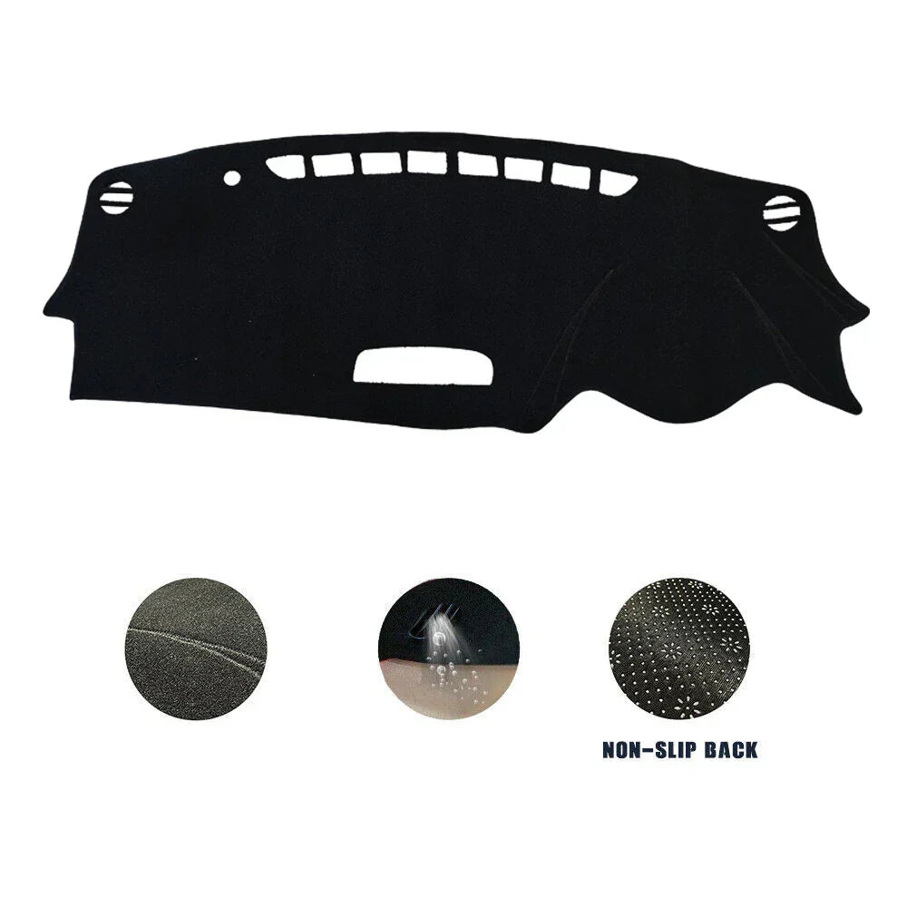 Non-Slip Dash Mat for Mazda CX-3 2015-2025 SUV Dashboard Cover Black