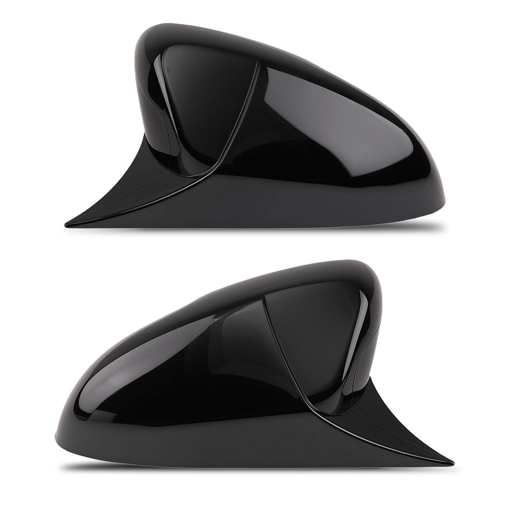 Set of 2 Side Mirror Cover Caps for Honda Accord (2018–2022) Black