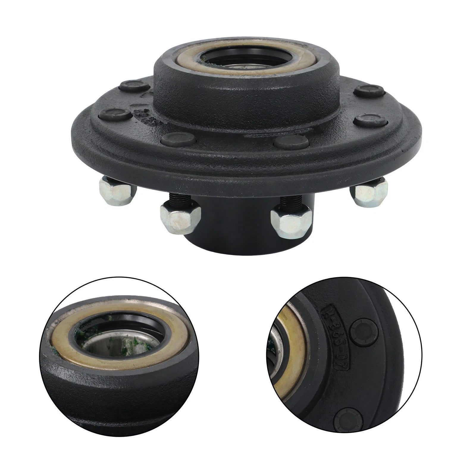 Trailer Axle with Bearing Kit for 7000lb Trailer (8 on 6.5)