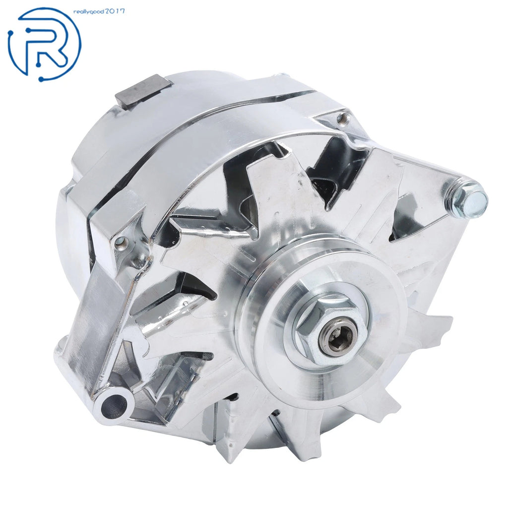 Chrome 110 Amp Alternator for GM 305 350 BBC SBC (Year Range)