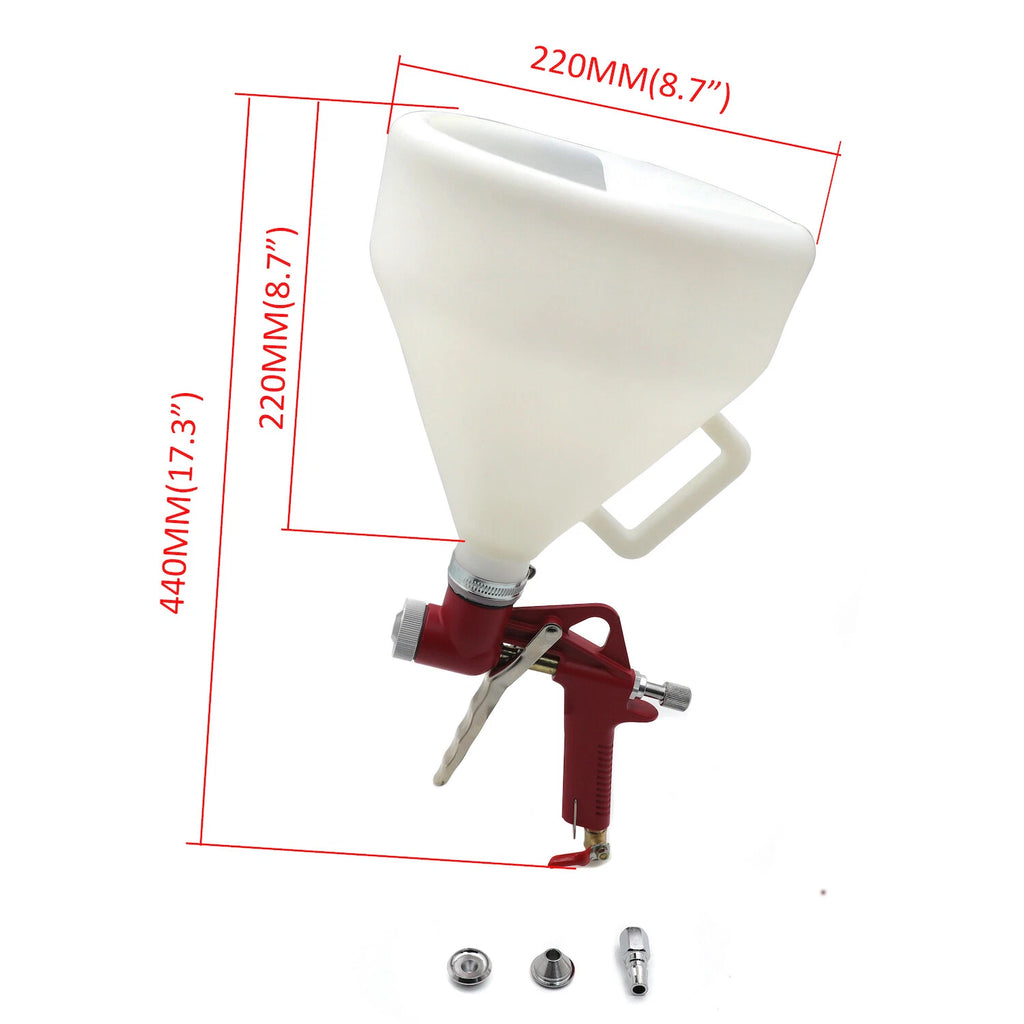 1.5 Gallon Air Hopper Spray Gun for Texture Wall Painting (Nozzle Included)