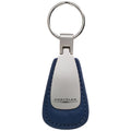 Blue Leather Teardrop Keychain - Officially Licensed for Chrysler
