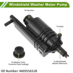 Washer Fluid Pump for Audi 100 (1992–1994) No. 4A0955651B