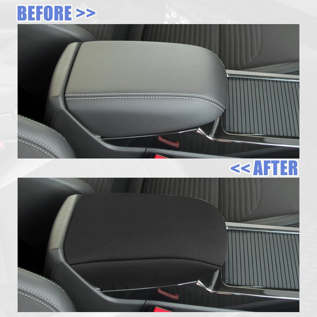 Center Console Armrest Box Cover for Toyota RAV4 (2014–2018) Black