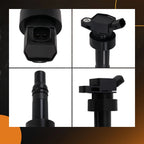 4x Black Pack Set for Hyundai Veloster / Kia Forte5 (2013–2015)
