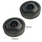 Plastic Caster Wheel for Air Compressor (116x28x13mm)
