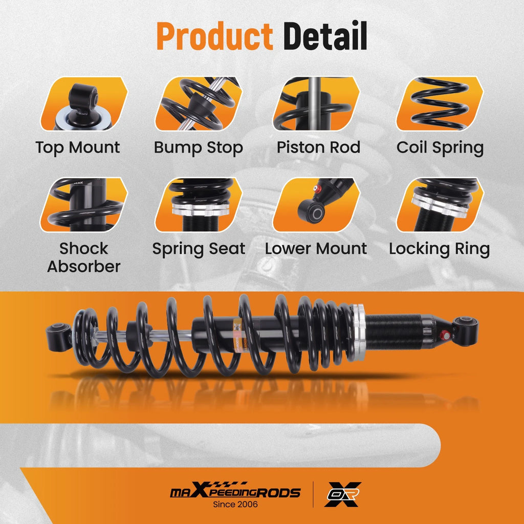 Front Gas Shock Strut Absorber for Can-Am Outlander 650 800 850 (2012–2018)
