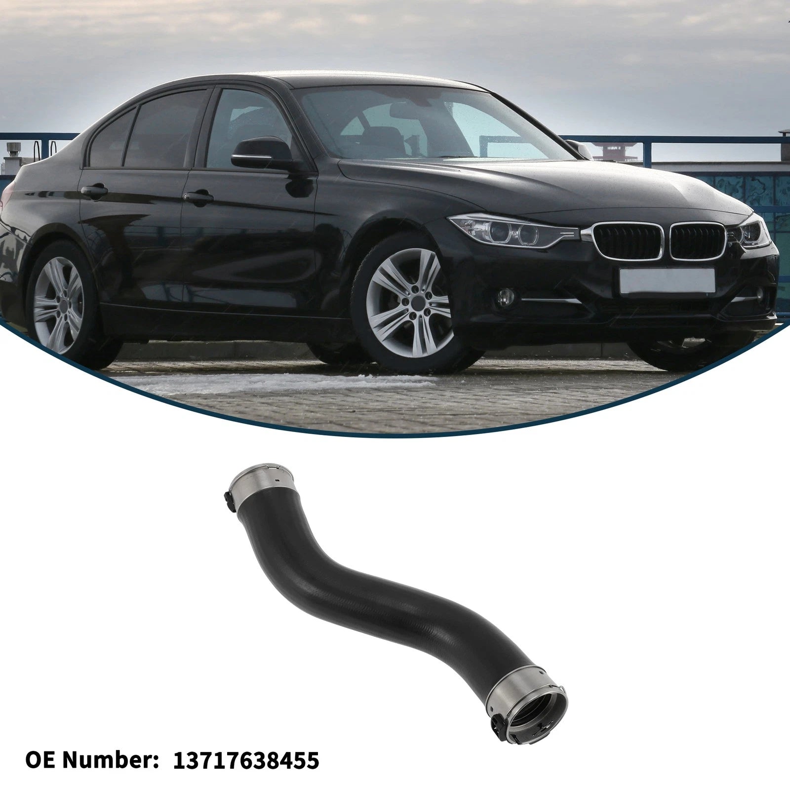 Radiator Hose for BMW 1 Series F20 F21 (2015–2019) No. 13717638455 Rubber
