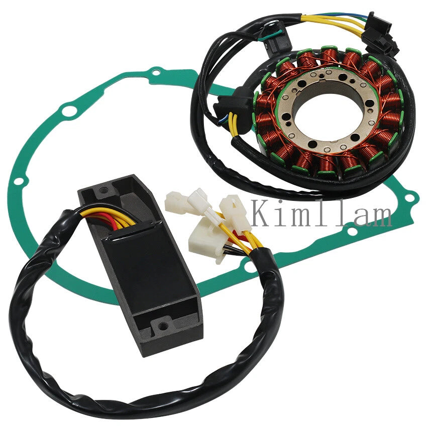 Stator Coil + Regulator Rectifier + Gasket for Suzuki VS700GL VS750GL (1987–1991)