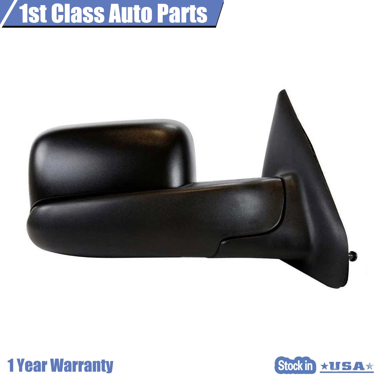 Pair Manual Towing Side View Mirrors for Dodge Ram 2500 3500 (2002–2009)