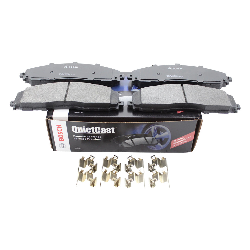 Bosch QuietCast Front Semi-Metallic Brake Pads for Ford F-250 F-350 (2008–2022)