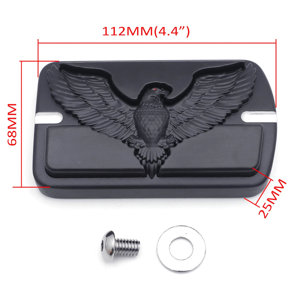 Brake Pedal Pad for Harley Touring Softail (2014–2023) - Black