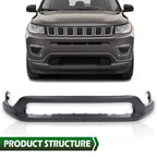 Front Lower Bumper Cover for Jeep Compass (2017–2021) Black