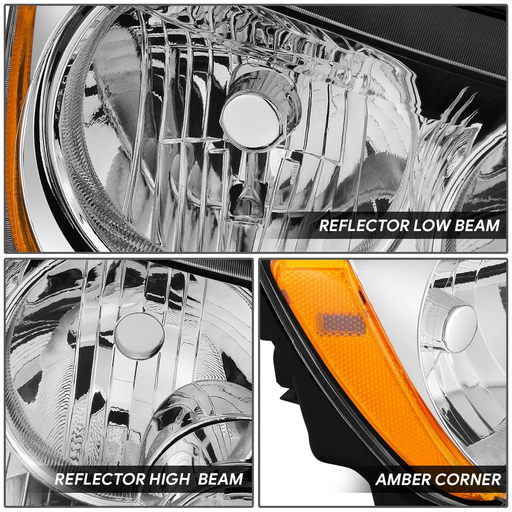OE Chrome Housing Amber Corner Right Headlight for Jeep Grand Cherokee (2011–2013)