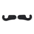 2X Sun Visor Clips for Jeep Wrangler JK, JL, JT Gladiator (2018) Black