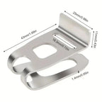10 Pack Stainless Steel Tool Belt Hooks for Compatible Models (346449-3, 324705-1)
