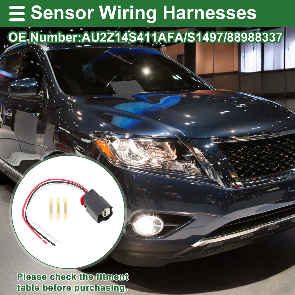 Set of 3 Pin Sensor Wiring Harnesses for Ford Edge (2015–2024) No.AU2Z14S411AFA