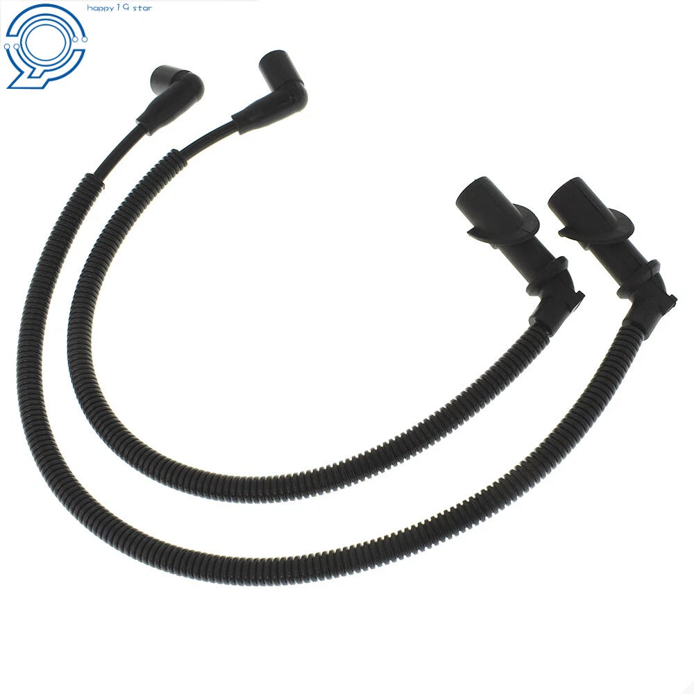2X Ignition Coil Spark Plug Cap & Wire for Polaris Ranger 700 (2005–2009) 4012439
