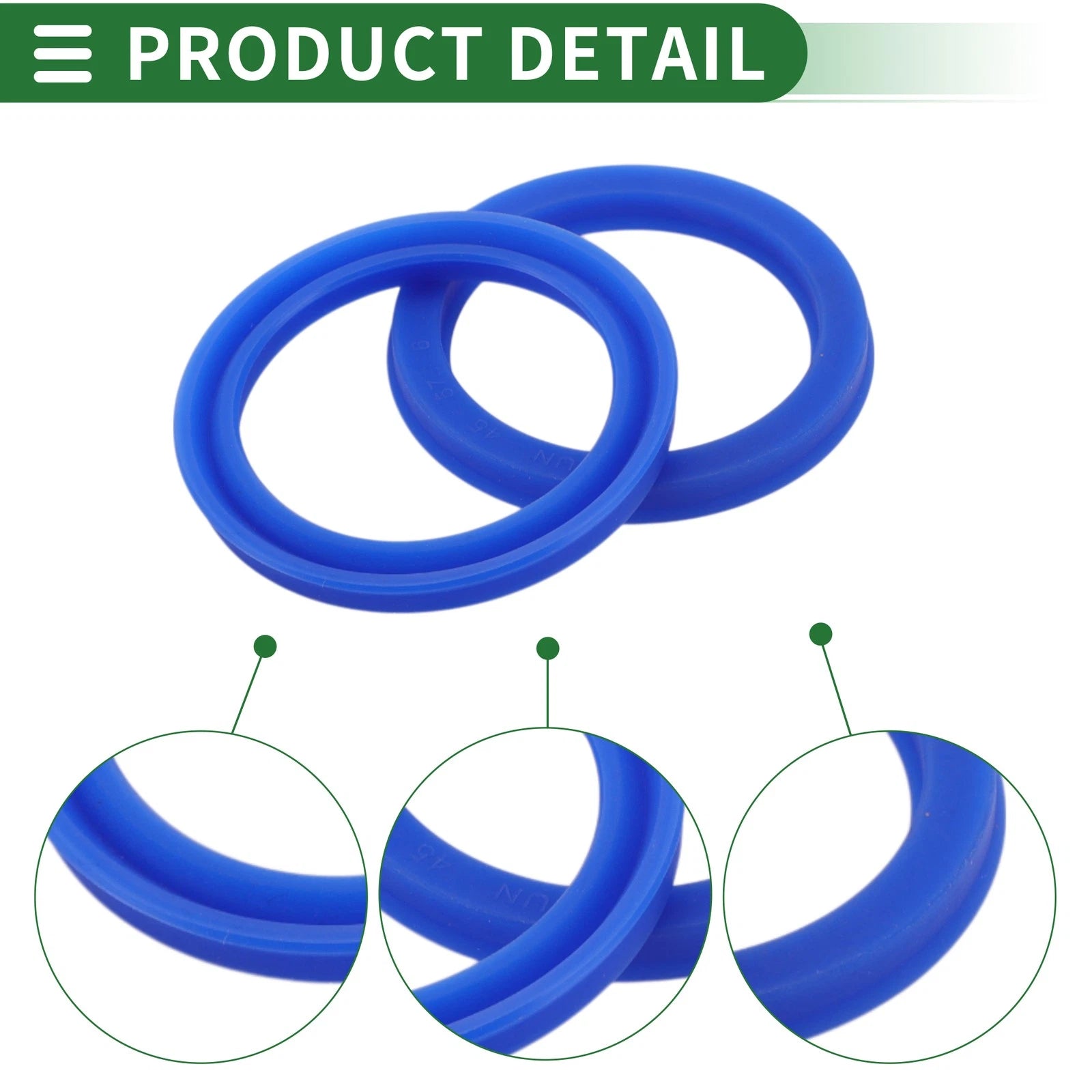 Set of 5 Oil Seal Rotary Shaft Seal 45x57x6mm TPU High Pressure
