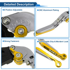 Short Long Brake Clutch Levers for Honda Rebel CMX 500 300 (2017–2023) Titanium Gold