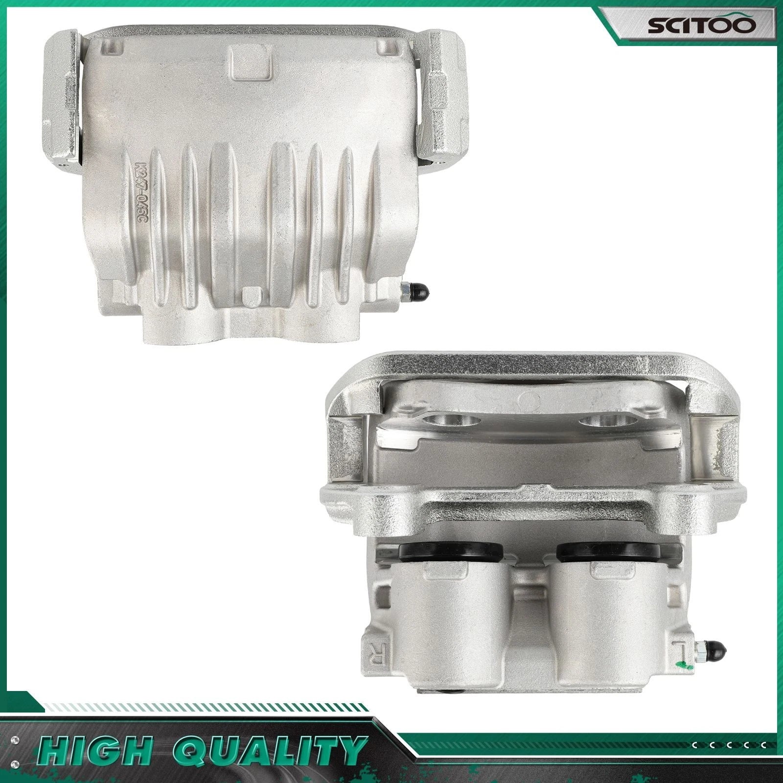 Front Pair Brake Calipers w/ Bracket for Ford Mustang (2003–2004)
