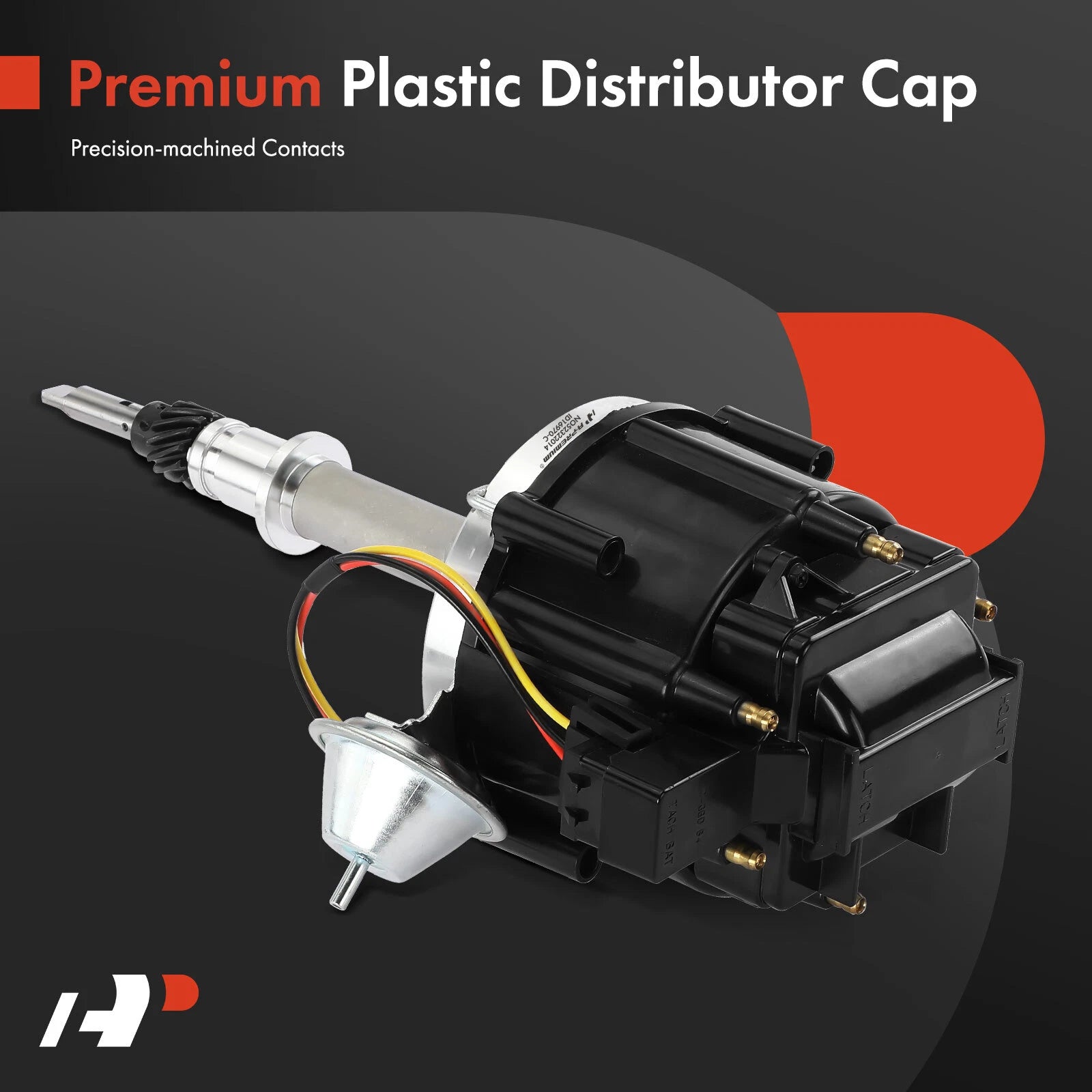 Ignition Distributor with Cap & Rotor for Chevy C10 C20 C30 G10 G20 K10 (1960–1987)