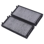 2Pcs Activated Carbon Cabin Air Filter for BMW X5 X6 (2007-2019)