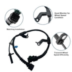 Rear Left ABS Wheel Speed Sensor 47560-TBA-T01 for Honda Civic (2016–2022)