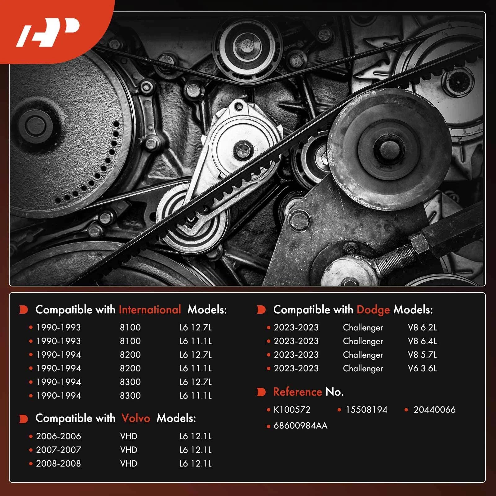 Serpentine Belt for Dodge Challenger (2023)