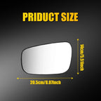 Heated Mirror Glass Right Side for Nissan Frontier Pathfinder (2005–2023)