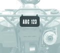 License Plate Kit for ATV (Quadboss)