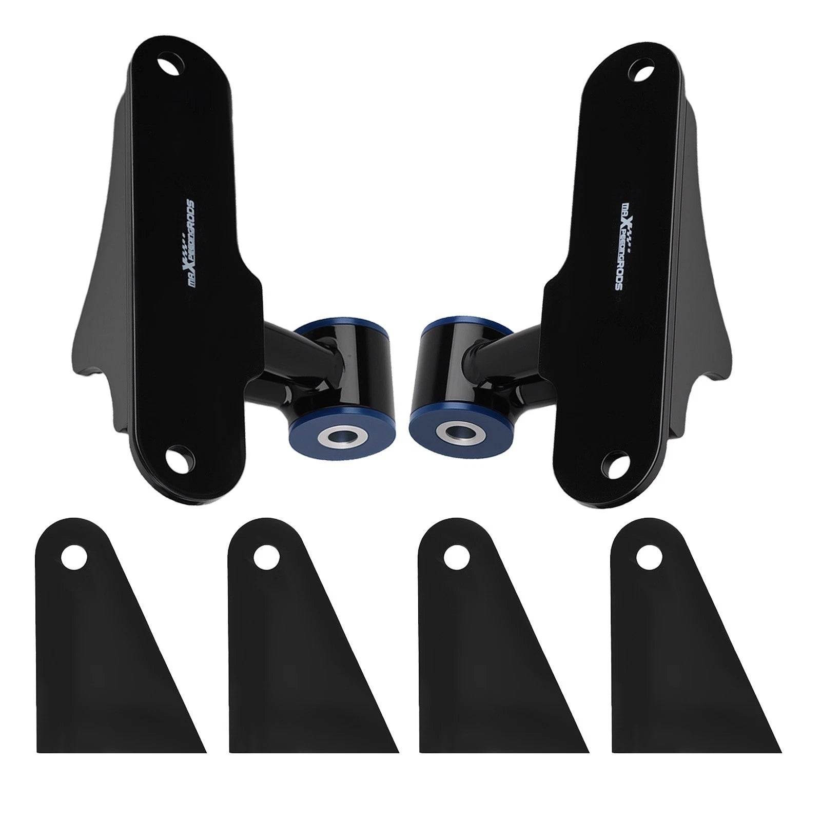 2Pcs Front Engine Swap Motor Mount for Ford 289 302 351W SBF V8 (1962–1995)