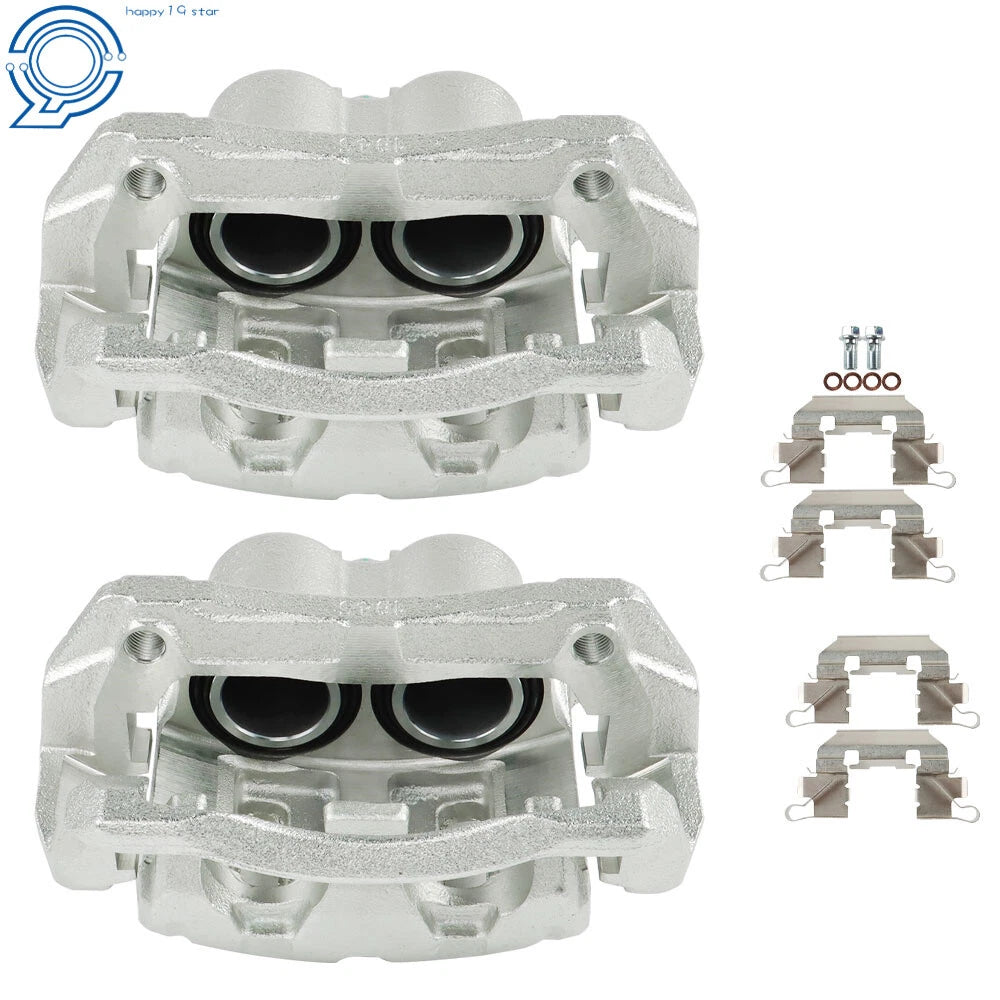 Front Brake Calipers w/Bracket Pair for Honda CR-V, Odyssey, Acura RDX (2007–2019)