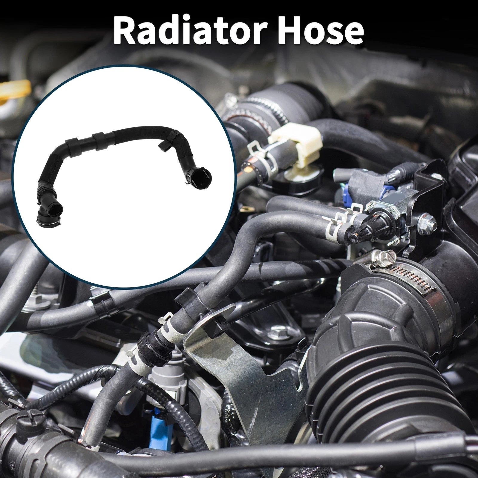 Radiator Hose No.5QM122051P for Audi TTS Quattro (2019–2023) Rubber