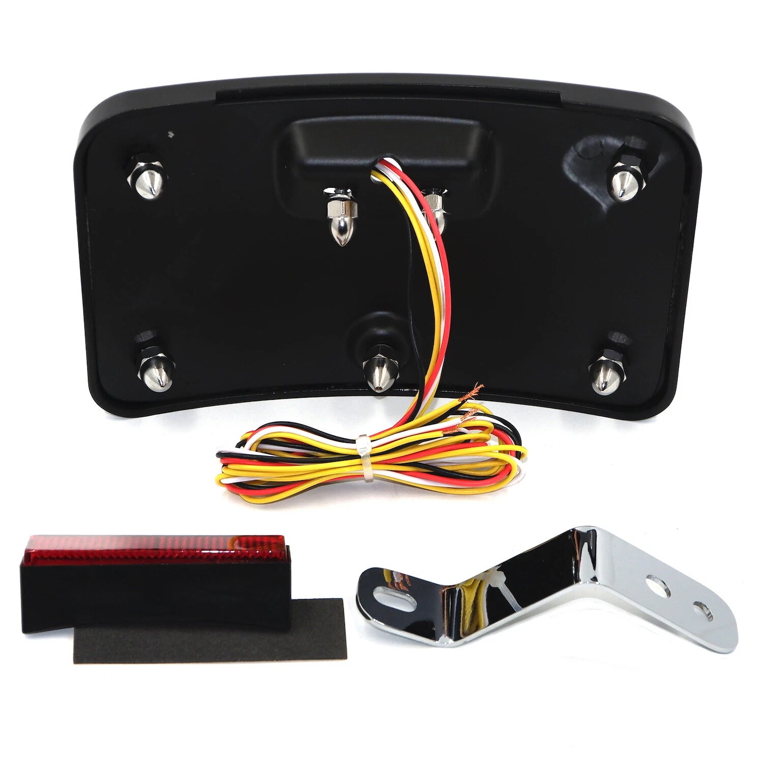 License Plate Frame Bracket with LED for Harley FLSTN (2005–2017)