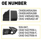 2X Gas & 1X Cover Fuel Filler Door for Ford Transit 150 250 350 (2015–2023)
