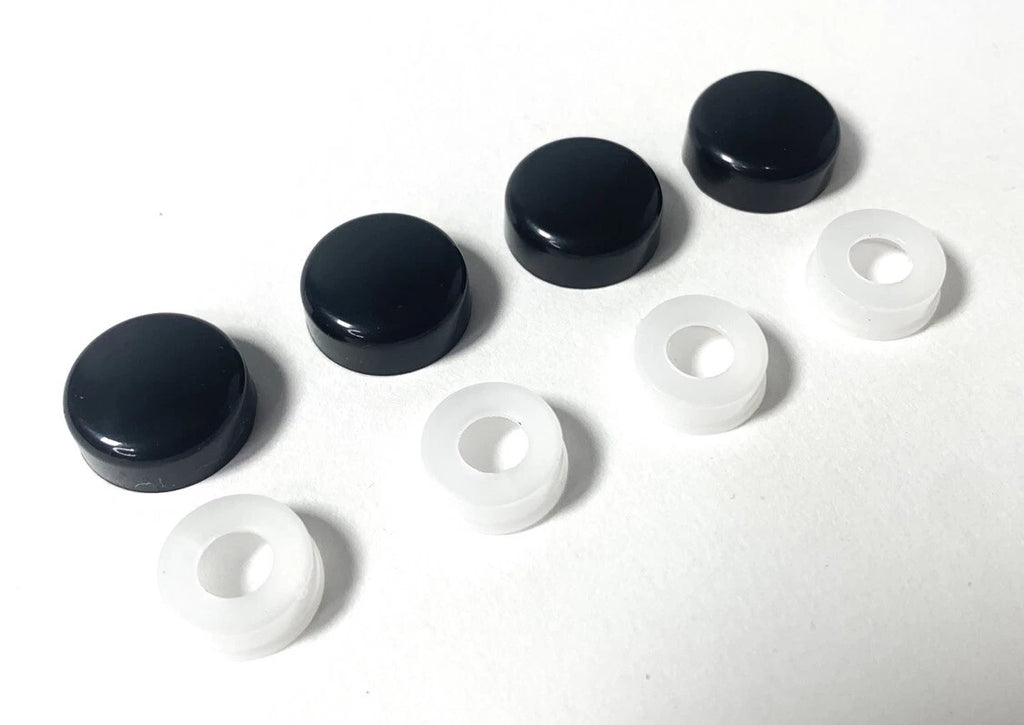 License Plate Frame Screw Caps Covers for Chevrolet Silverado (2007–2013)