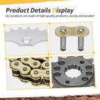 Drive Chain & Sprocket for Honda Sportrax 400 TRX400EX (2005–2007)