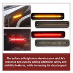 Set of 4 Smoked LED Side Marker Lights for Hummer H2 (2003–2009)